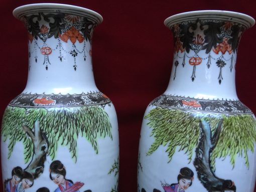 Famille Rose Vases