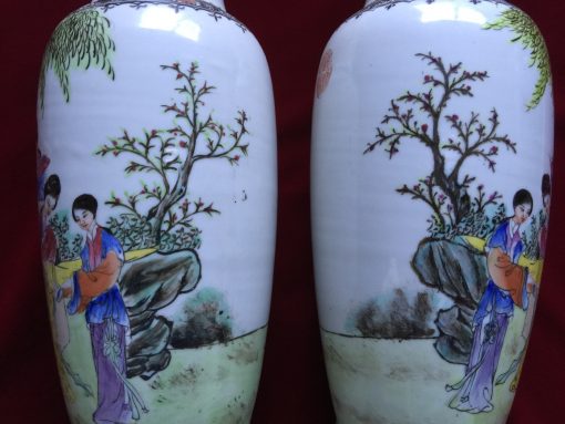 Famille Rose Vases