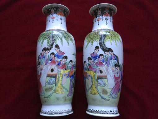 Famille Rose Vases